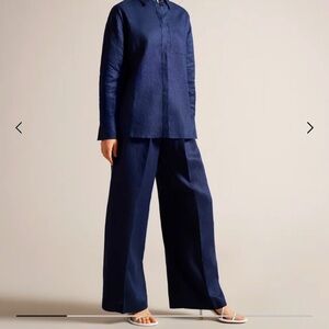 NWT Ted Baker Linen Trousers